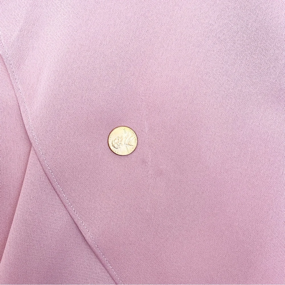 City Chic One Shoulder Sensual Satin Evening Tulip Hem Dress: Baby Blush Pink